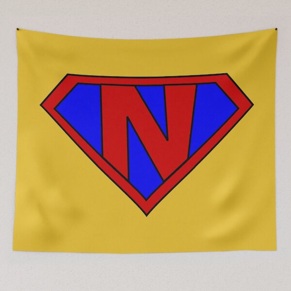 Item preview, Hero, Heroine, Superhero, Initials,  N designed and sold by Kreativista.