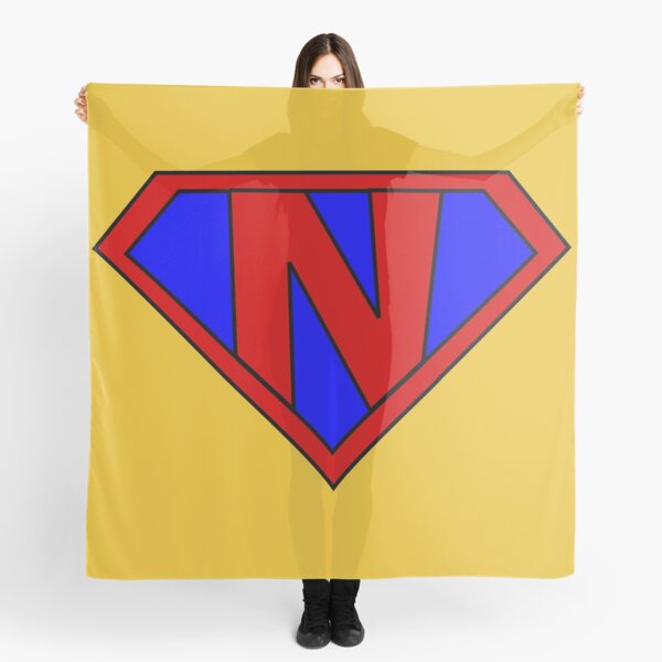 Hero, Heroine, Superhero, Initials, N Scarf