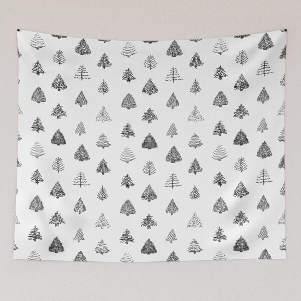 Item preview, Fir tree motif designed and sold by amile-berg.