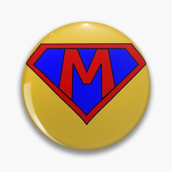 Item preview, Hero, Heroine, Superhero, Initials,  M designed and sold by Kreativista.