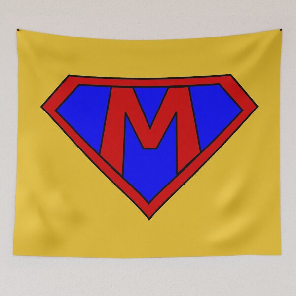 Item preview, Hero, Heroine, Superhero, Initials,  M designed and sold by Kreativista.