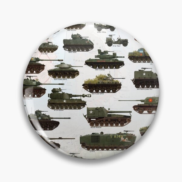 Aperçu de l'œuvre Chars et véhicules de combat blindés de la guerre du Vietnam créée et vendue par TheCollectioner.