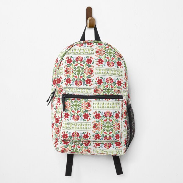 Item preview, Hungarian Folk Design Red and Pink designed and sold by Barbara Pixton.