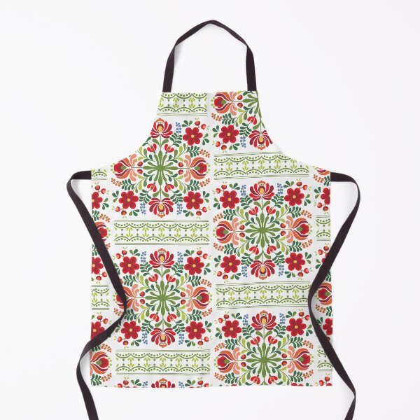 Item preview, Hungarian Folk Design Red and Pink designed and sold by Barbara Pixton.