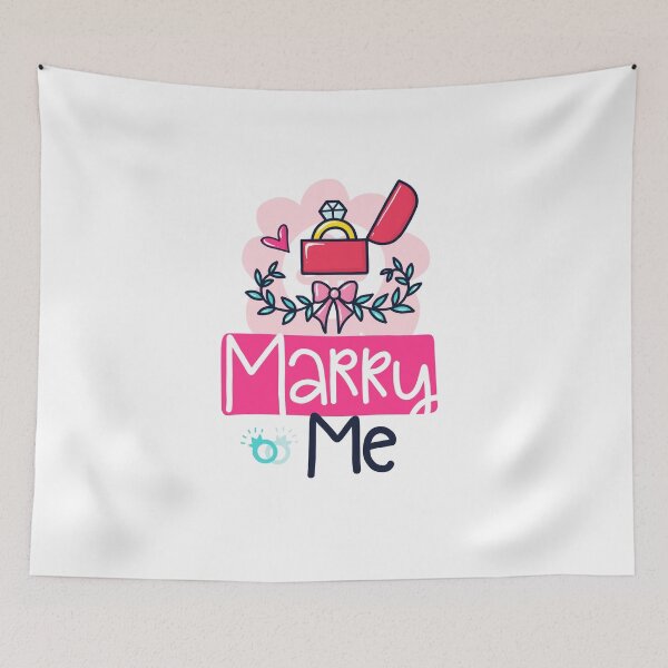 Item preview, Marry Me designed and sold by obviouslogic.