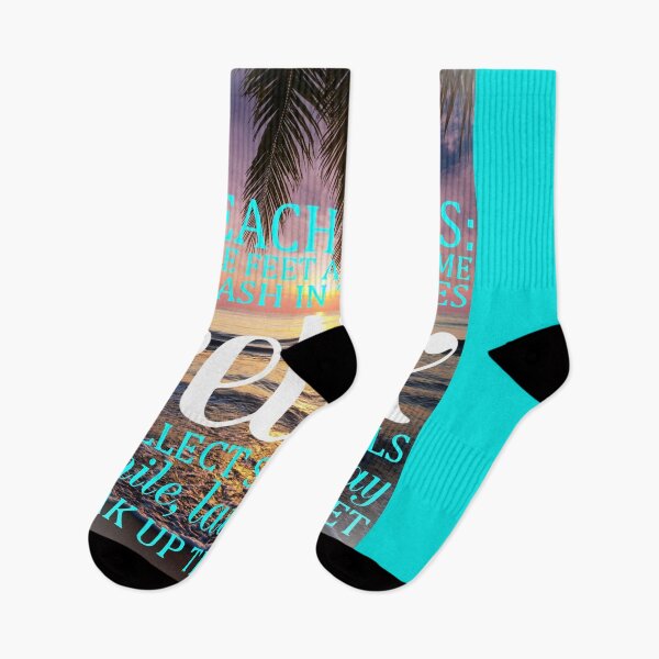 Item preview, Beach Rules: Relax Beach Quote Ocean Print designed and sold by Mary Riley.