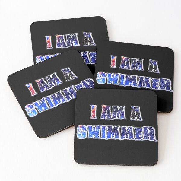 Item preview, Iam A Swimmer Clean Design designed and sold by Zwembad Vergelijker.