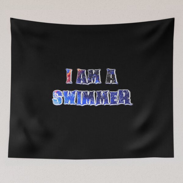 Item preview, Iam A Swimmer Clean Design designed and sold by Zwembad Vergelijker.