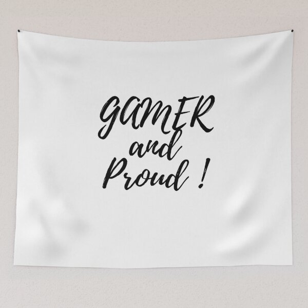 Item preview, Gamer and Proud ! designed and sold by Xeuno.