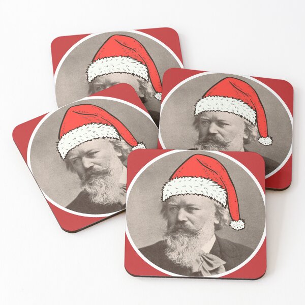 Item preview, Brahms Wearing A Santa Hat designed and sold by Jordbord.