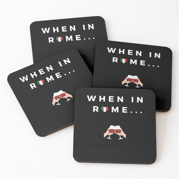 Item preview, When in Rome...enjoy the wine... designed and sold by dolcevitateam.