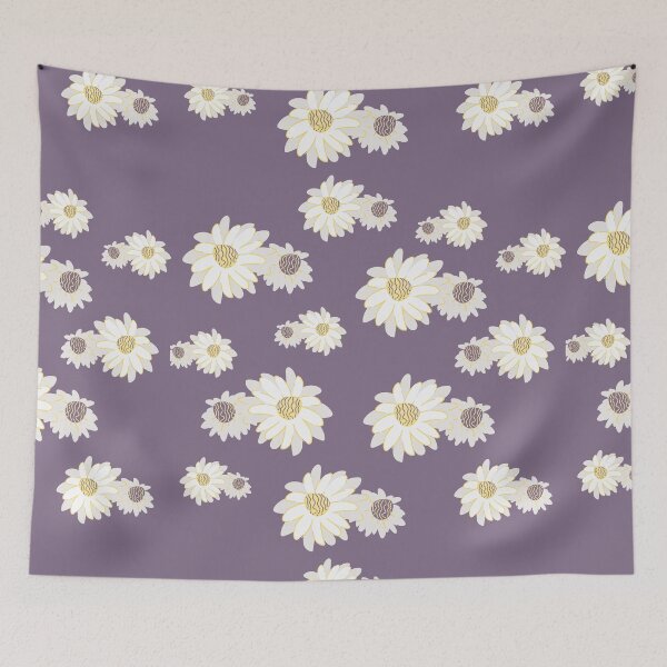 Item preview, Purple daisy pattern designed and sold by MarineTreasury.