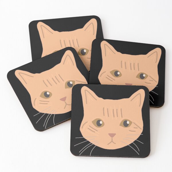 Item preview, Orange tabby cat designed and sold by StickinTogether.
