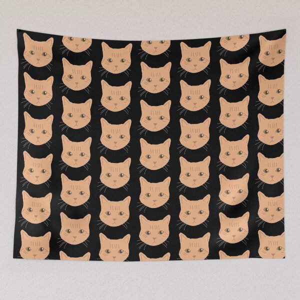 Item preview, Orange tabby cat designed and sold by StickinTogether.