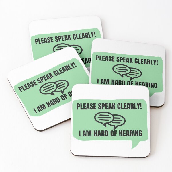 Item preview, Please Speak Clearly I'm Hard of Hearing designed and sold by Jayzdesigns.