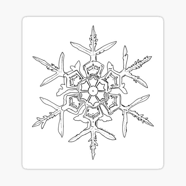 Snowflake Sticker