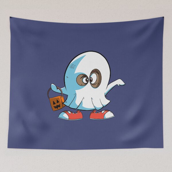 Item preview, Trato de Halloween o truco fantasma designed and sold by ToonyMe.