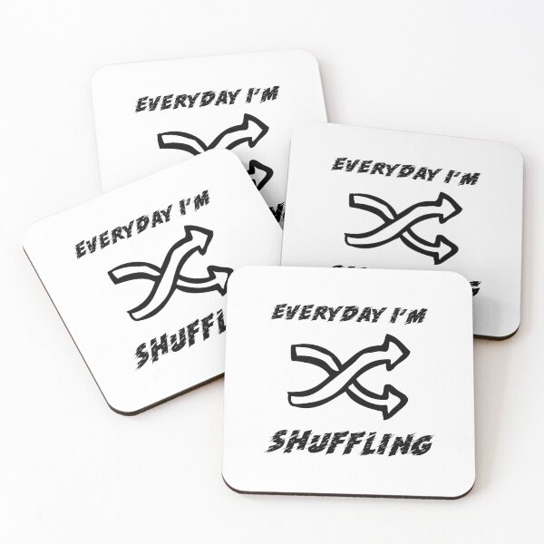 Item preview, Everyday I'm Shuffling Classic Funny Sticker and Shirt Design designed and sold by Glike.