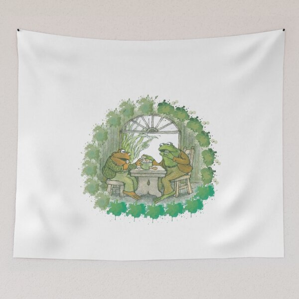 Item preview, Frog and toad on table designed and sold by FlareCraftStudio.