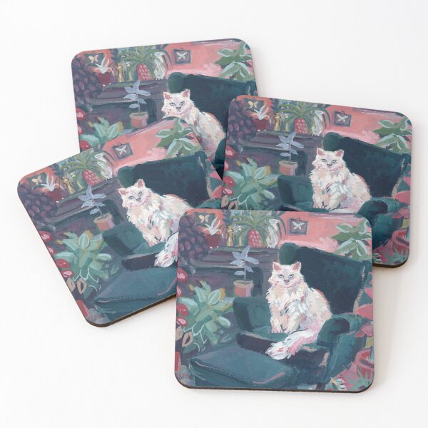 Item preview, The Collector - Cat painting designed and sold by ShaMiLaB.