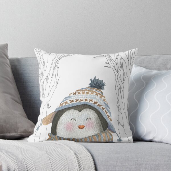 Item preview, Baby Cute Penguin Animal in Warm Winter Merry Christmas Adorable Sweet Gift designed and sold by MiscelChr.