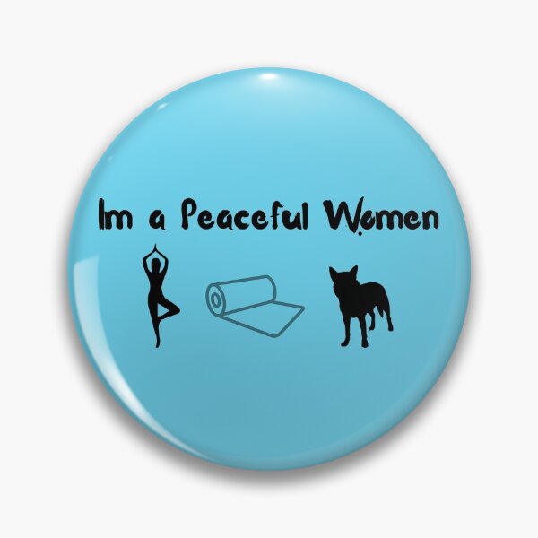 Item preview, I am Peaceful Women and Doglover designed and sold by ARUN VASWANI.