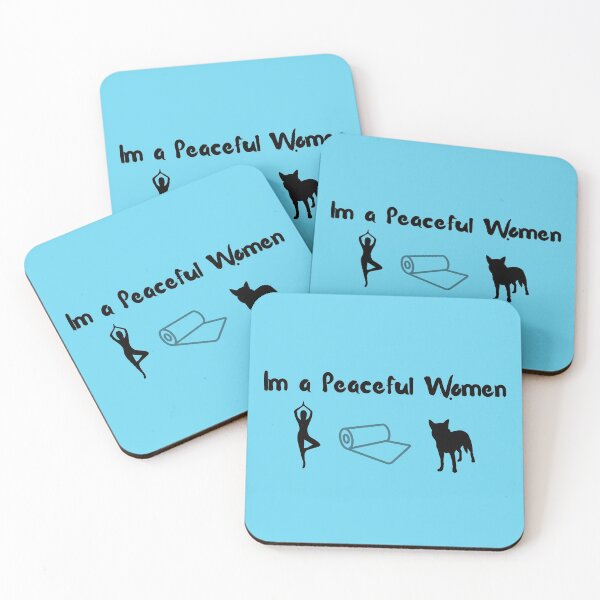 Item preview, I am Peaceful Women and Doglover designed and sold by ARUN VASWANI.