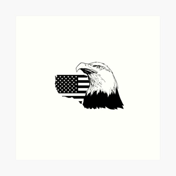 Download American Flag Svg Art Prints Redbubble