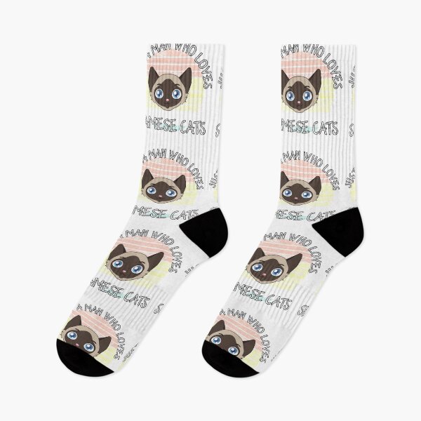 Item preview, Just a man who loves siamese cats designed and sold by Catsloversdotme.