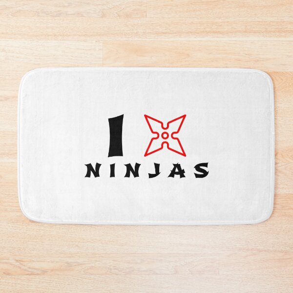 Item preview, I Love Ninjas Classic Funny Sticker and Shirt Design designed and sold by Glike.
