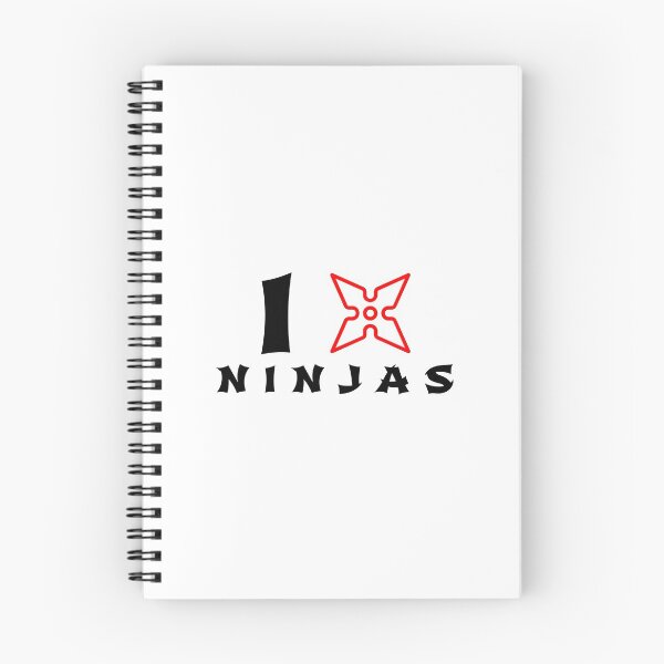 Item preview, I Love Ninjas Classic Funny Sticker and Shirt Design designed and sold by Glike.