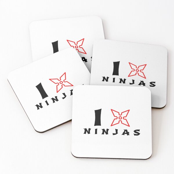 Item preview, I Love Ninjas Classic Funny Sticker and Shirt Design designed and sold by Glike.