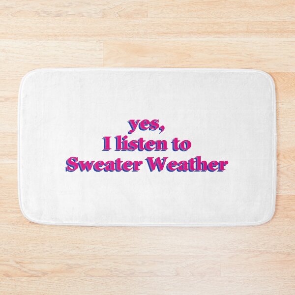 Aperçu de l'œuvre Oui, j'écoute Sweater Weather créée et vendue par clara-otto.