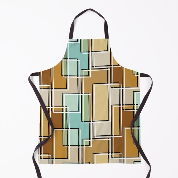 Item preview, Colorful Mid Century Modern Rectangle Pattern // V2 designed and sold by Elsy's Art.