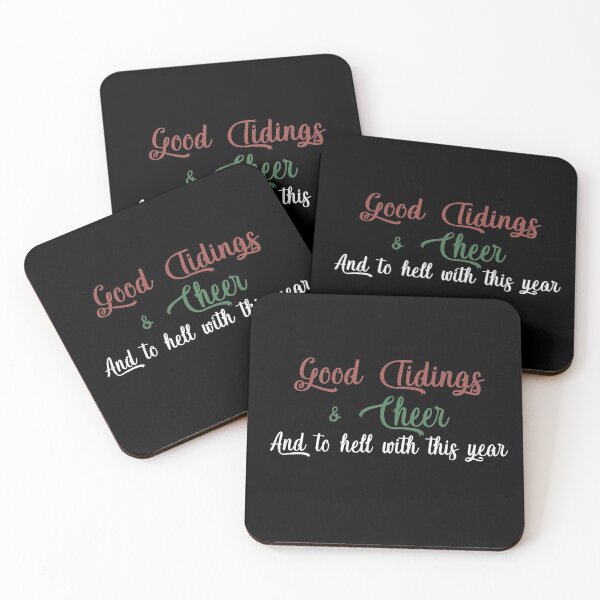 Item preview, Funny Christmas 2020 Good Tidings and Cheer and to Hell with this Year  designed and sold by RedJazz.