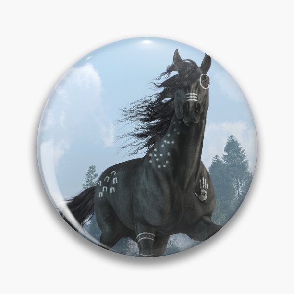 Item preview, Black Horse in War Paint designed and sold by Daniel Eskridge.