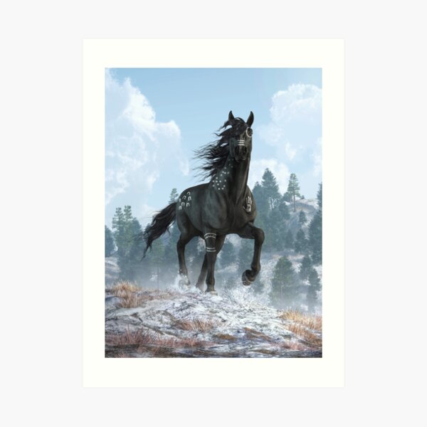 Appaloosa Warrior Horse - Made and Curated