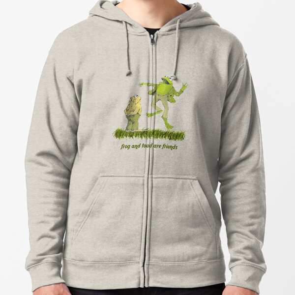 Frog and toad forever Zipped Hoodie