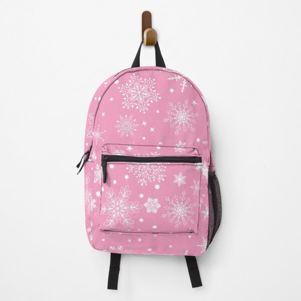 Item preview, White Snowflakes on Pink designed and sold by Pink Pineapple Works.