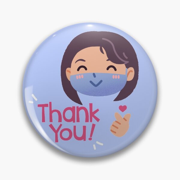 Item preview, Thank you, frontliner! Female version designed and sold by Kim Liester Lagura.