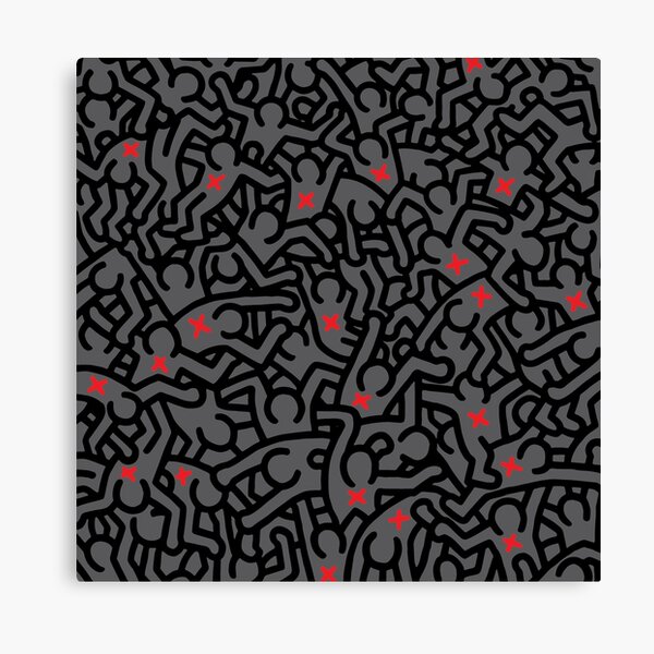 Variation 32 de Keith Haring Impression sur toile