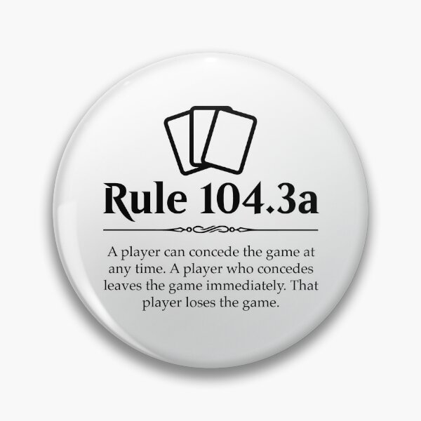 Item preview, MTG | Rule 104.3a | Concede Shirt designed and sold by WaitingWarrior.