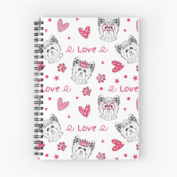 Item preview, Doodle Yorkshire Terrier Dog - Pink designed and sold by Lulupainting.