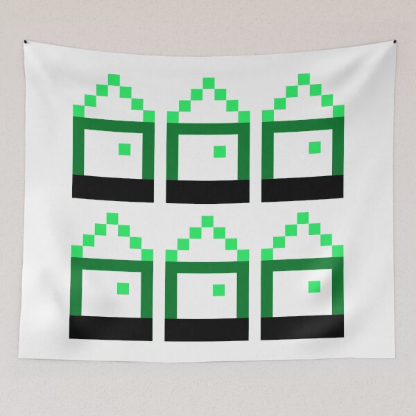 Item preview, Pixel Houses - Green designed and sold by Istvan Ocztos.