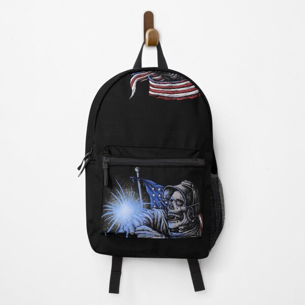 Item preview, American Welder Skull Blue designed and sold by damnoverload.