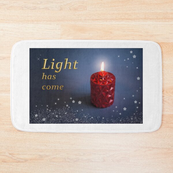 Item preview, "Light has come" Christmas Candle designed and sold by LindaCooke.