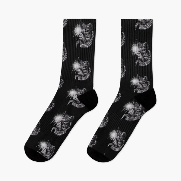 Item preview, American Welder Skull Black and White designed and sold by damnoverload.