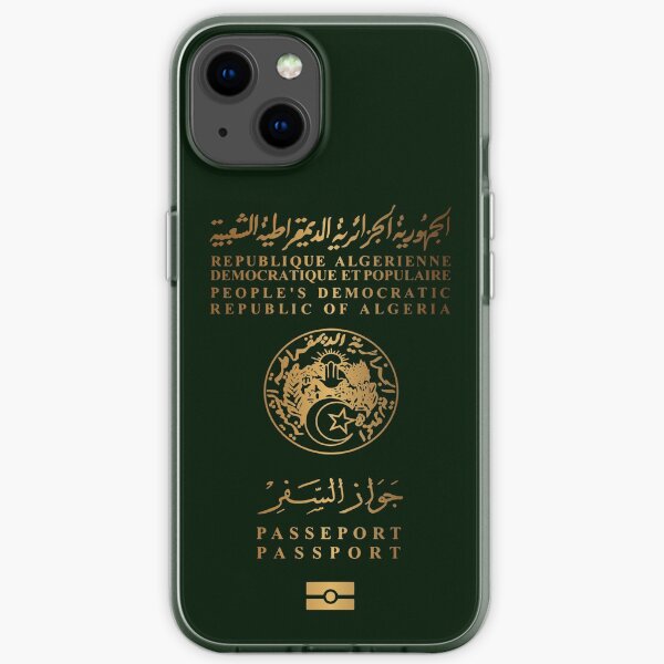 Passeport Algérien v3 Coque souple iPhone