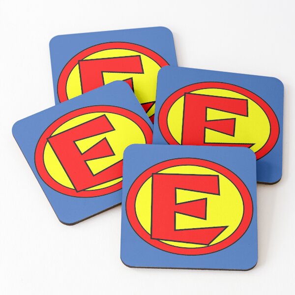 Artikelvorschau, Hero, Heroine, Superhero, Initials, E entworfen und verkauft von Kreativista.