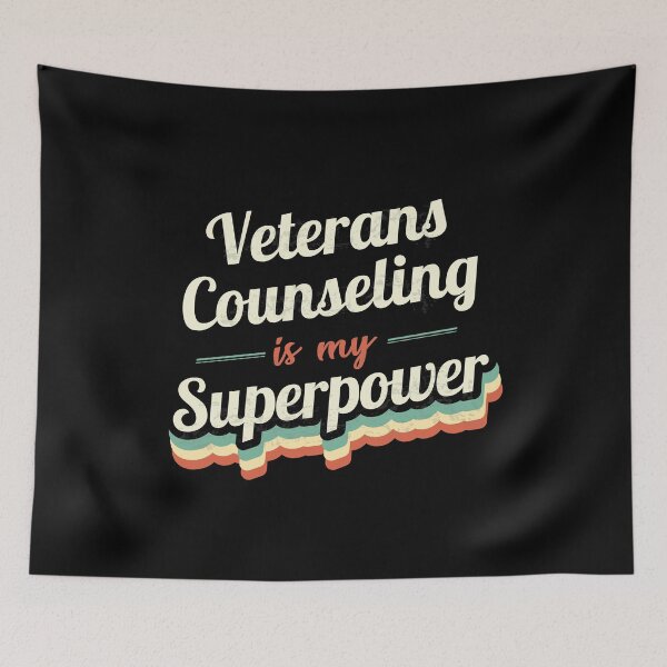 Item preview, Veterans Counseling is my Superpower  designed and sold by Custom365.
